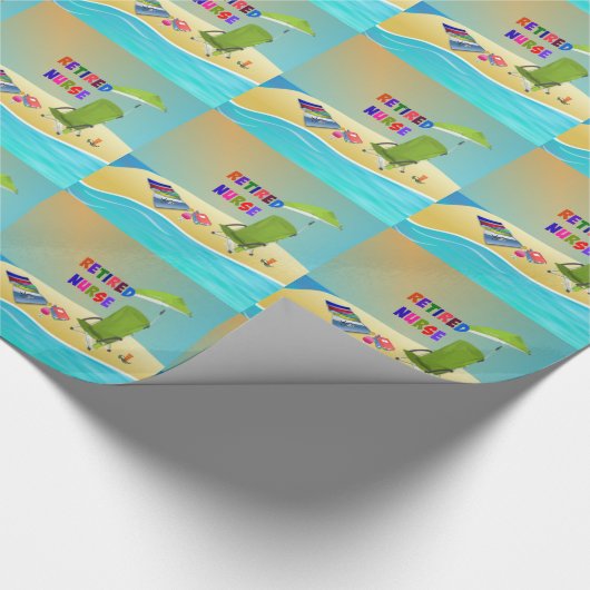 Sanfte Krankenschwester, Spaß in der Sonne Geschenkpapier (Ecke)
