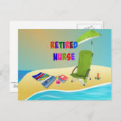 Sanfte Krankenschwester, Spaß in der Sonne Postkarte (Vorne/Hinten)