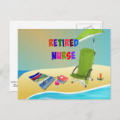 Sanfte Krankenschwester, Spaß in der Sonne Postkarte (Vorne/Hinten)