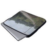 Sanfte Landstraße Laptopschutzhülle (Vorne Knopf)
