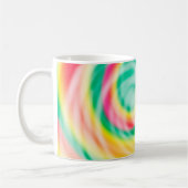 Sanfte lebendige Tie Dye Kaffeetasse (Links)
