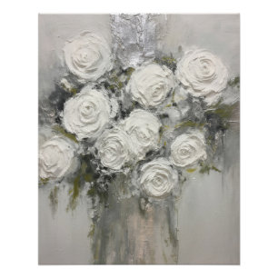 Sanfte liebliche Naturkunst – süße Blumen Poster