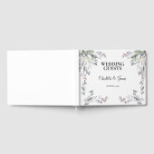 Sanfte lila schottische Heide-Hochzeit Gästebuch (Voll)