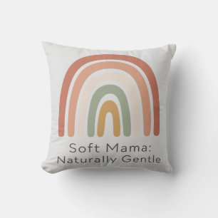 Sanfte Mama Natürlich Sanfte Boho-Regenbogen-Ästhe Kissen