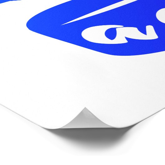 Sanfte Meere haben nie einen erfahrenen Segler gem Poster (Ecke)