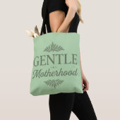 Sanfte Mutterschaft Botanische Typografie Minimali Tasche (Von Nahem)