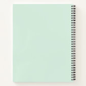 Sanfte Noten Minimalistisches Notizbuch (Rückseite)