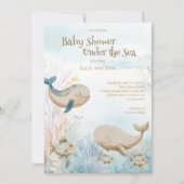 Sanfte Ozeanneutralität unter der Meerschwemme Einladung (Vorderseite)