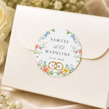 Sanfte Pastell-Rosé-Wasserfarbe-Wildblumen-Blumen