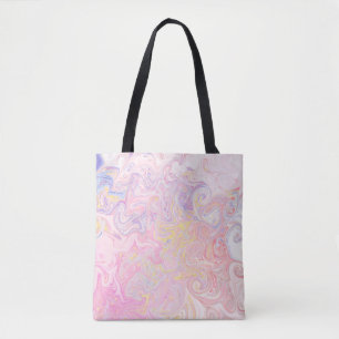 Sanfte Pastell-Traum-Marmor-Wirbel-Abstrakte Kunst Tasche