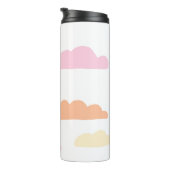 Sanfte Pastellhimmel Thermosbecher (Nach rechts gedreht)