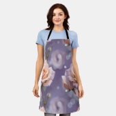 Sanfte Pastellrosen in Pfirsich- und Hellrosa-Töne Schürze (Getragen)