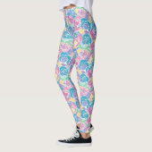 Sanfte Pastellrosenliebe Leggings (Links)