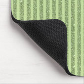 Sanfte Pistazien-Glitter-Optik Minimal-Muster Mousepad (Ecke)
