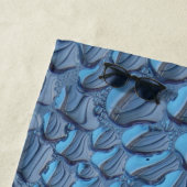 Sanfte Regentropfen aus blauem Glas Strandtuch (Beispiel)