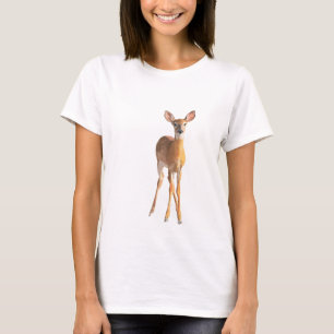 Sanfte Reh-Silhouette T-Shirt