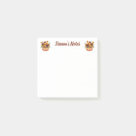 Sanfte Ringelblumen-Blumenname Post-it Klebezettel