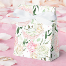 Sanfte Rosa Pfingstrose- und Rosen-Wasserfarben-Bl