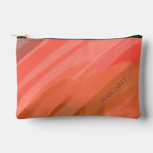 Sanfte Rötnuancen Zubehörtasche (Vorderseite)