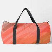 Sanfte Rottöne Duffle Bag (Vorderseite)
