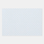Sanfte Sakura Neutral - Puderblau Geschenkpapier Set (Vorderseite 3)