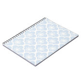 Sanfte Sakura Neutral - Puderblau Notizblock (Linke Seite)