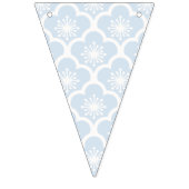 Sanfte Sakura Neutral - Puderblau Wimpelkette (Dritte Fahne)