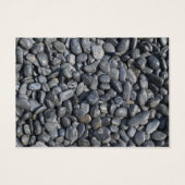 Sanfte schwarze Kieselsteine Hochzeitskarte der Wo (Rückseite)