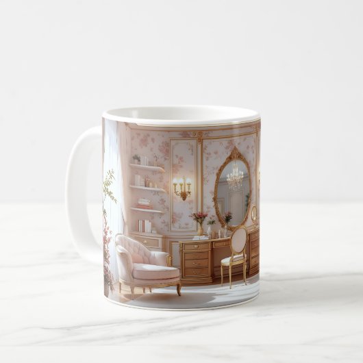 Sanfte Serenität Kaffeetasse (Vorderseite Links)