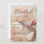 Sanfte Sommer-Rose, elegantes Brautparty Save The Date (Vorderseite)