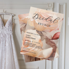 Sanfte Sommer-Rose, elegantes Brautparty Save The Date