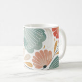 Sanfte Sommerblumen Kaffeetasse (VorderseiteRechts)
