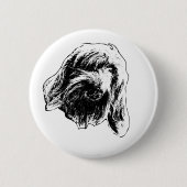 Sanfte Spinone-Stimmung Button (Vorderseite)