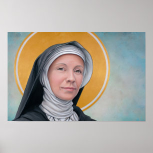 Sanfte Stärke im Glauben: Heilige Emily de Vialar Poster