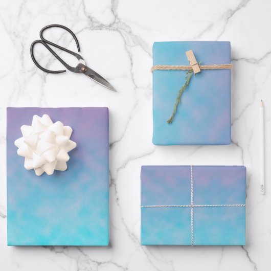 Sanfte Statik zwischen den Sternen Geschenkpapier Set (Vorderseite)
