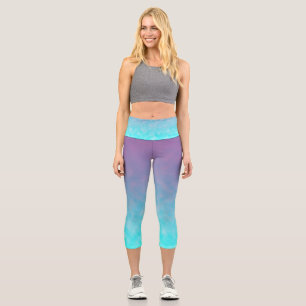 Sanfte Statik zwischen Sternen Capri Leggings