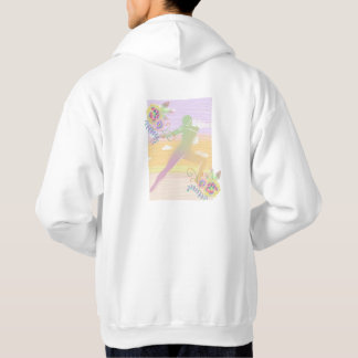 Sanfte Tai Chi Bewegung in Pastell Hoodie
