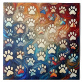 Sanfte Textur und aufwändiger Hundekuchen Fliese (Vorderseite)