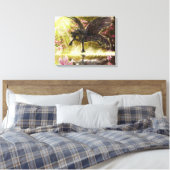 Sanfte Touch~geflügelte, unikornige Leinwand (Insitu (Schlafzimmer))