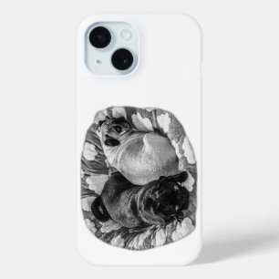 Sanfte Uhr, Zwilling Möpse Case-Mate iPhone Hülle