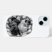 Sanfte Uhr, Zwilling Möpse Case-Mate iPhone Hülle (Rückseite (Horizontal))