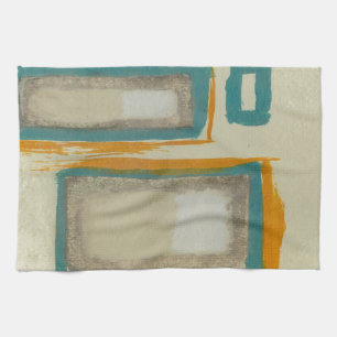 Sanfte und kühne Rothko-inspirierte Abstraktion Geschirrtuch