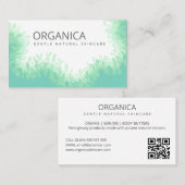 Sanfte und natürliche Hautpflege Visitenkarte (Vorne/Hinten)