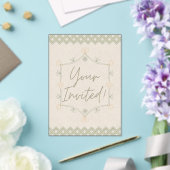 Sanfte und verspielte Einladung (In Situ (Hochzeit))