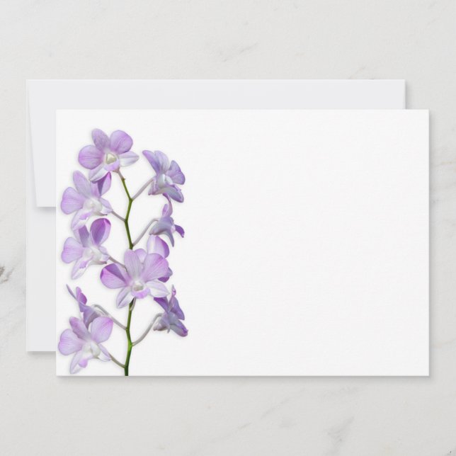 Sanfte violette Blumen (Vorderseite)
