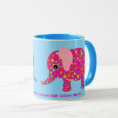 Sanfte Wesen Elefant Tasse (VorderseiteRechts)
