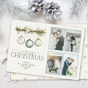 Sanfte Winter-Staubblau-Verheiratete Weihnachten