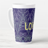 Sanfte Wirbel Liebe (Lila) Milchtasse (Linke Ecke)