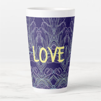 Sanfte Wirbel Liebe (Lila) Milchtasse