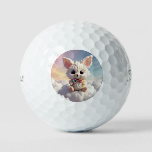 "Sanfte Wolkenseele" Golfball (Vorderseite)
